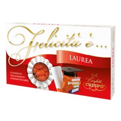 8005085230115Crispo Confetti Mandorla Naturale Laurea - Rossi 1000gr