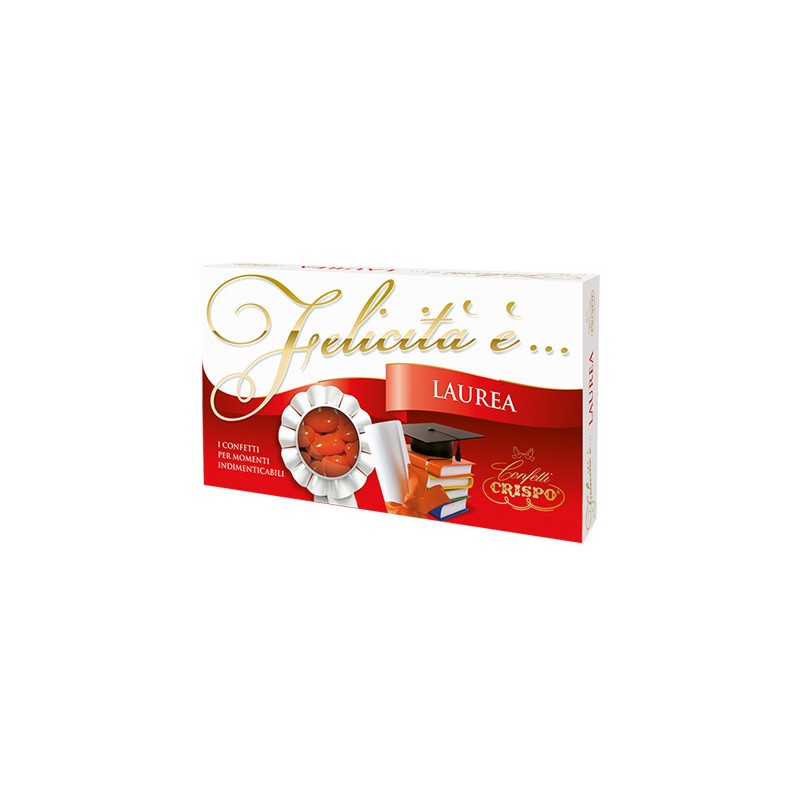 8005085230115Crispo Confetti Mandorla Naturale Laurea - Rossi 1000gr