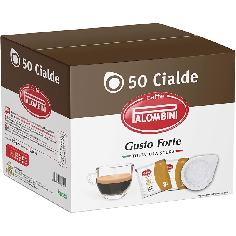 8009785000535Palombini Caffe' Cialda Gusto Forte 50pz
