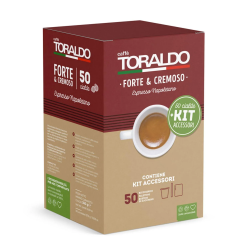 8024608010515Toraldo Caffe' Forte E Cremoso Kit 50pz