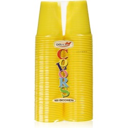 8008650024454Dopla Bicchieri Riutilizzabili Gialli 200ml 100pz