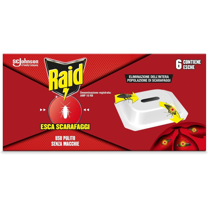 5000204343366Raid Esca Scarafaggi New 6pz 5000204343366Raid Esca Scarafaggi New 6pz