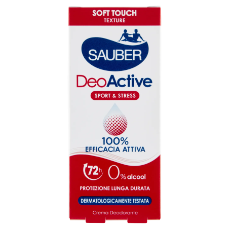 8005520611165Sauber Deo Crema Active - Sport & Fitness 35ml