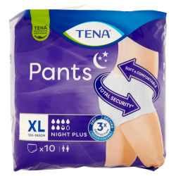 7322542133569Tena Pants Plus Night XLarge 10pz