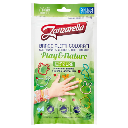 8017331089316Zanzarella Braccialetti Kids & Nature 25pz