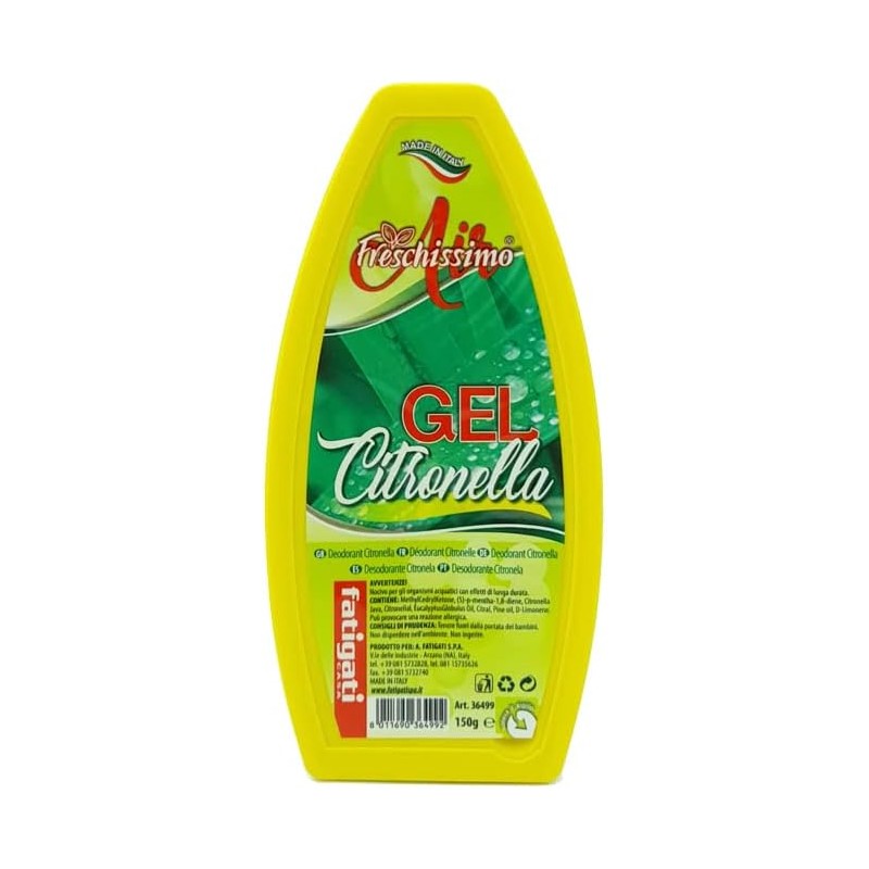 8011690364992Fatigati Gel Profumo Citronella 150gr