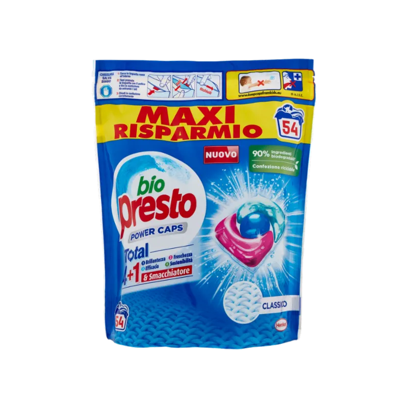 8015100578436Bio Presto Power Caps Classico 54pz