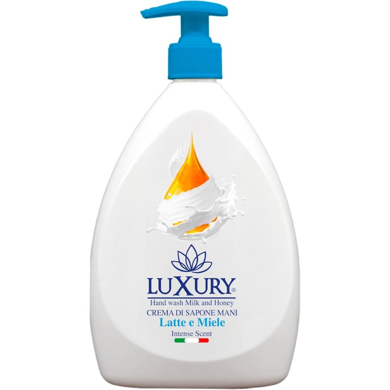 8033447586532Luxury Sapone Liquido Latte e Miele Con Dispenser 750ml