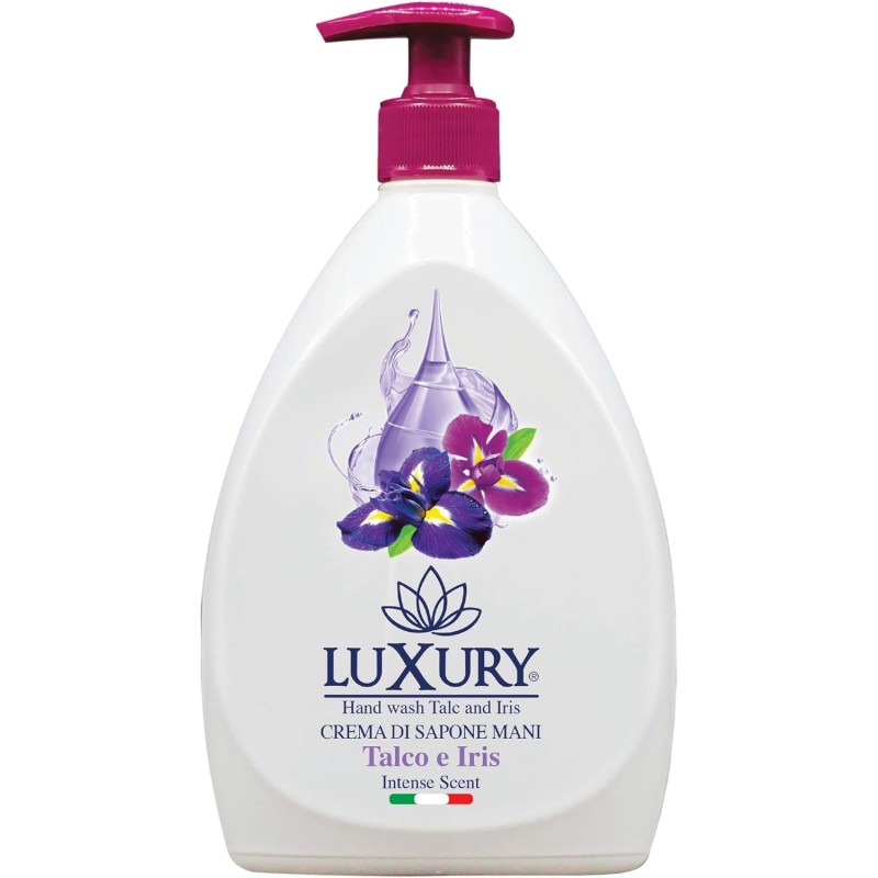 8033447586549Luxury Sapone Liquido Talco e Iris Con Dispenser 750ml
