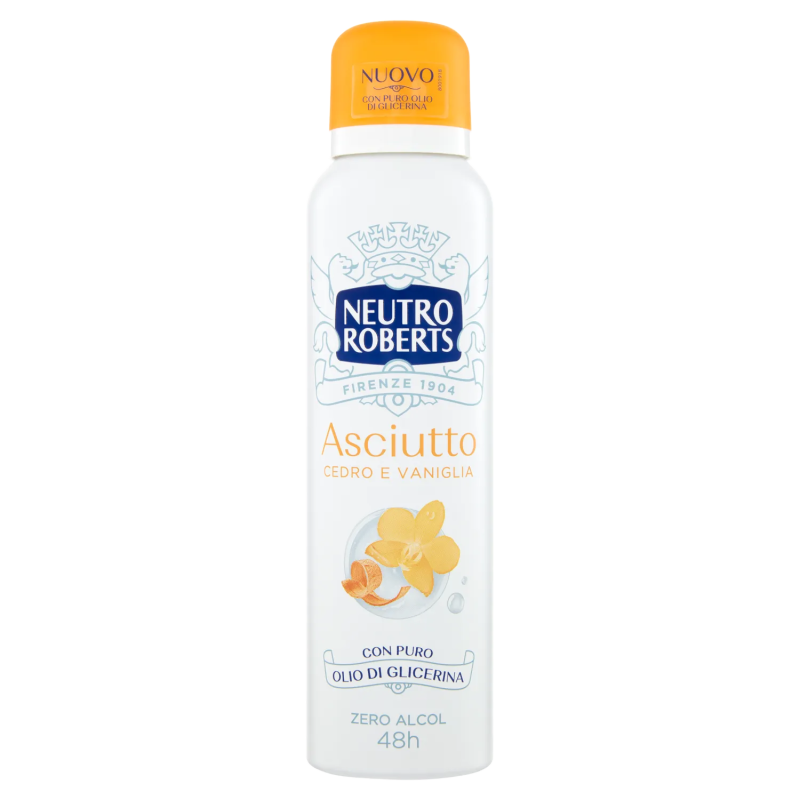8002410011913Neutro Roberts Deo Spray Asciutto Cedro & Vaniglia 150ml