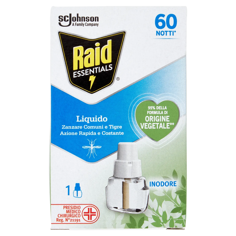 5000204328653Raid Essentials Liquido Ricarica 60 notti 36ml 5000204328653Raid Essentials Liquido Ricarica 60 notti 36ml