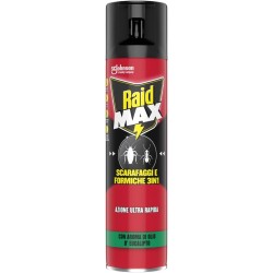 5000204342437Raid Max Scarafaggi e Formiche 3in1 Spray 400ml