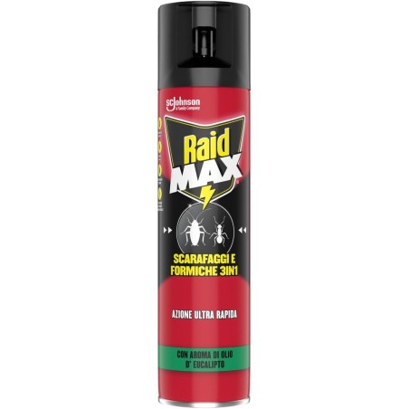 5000204342437Raid Max Scarafaggi e Formiche 3in1 Spray 400ml