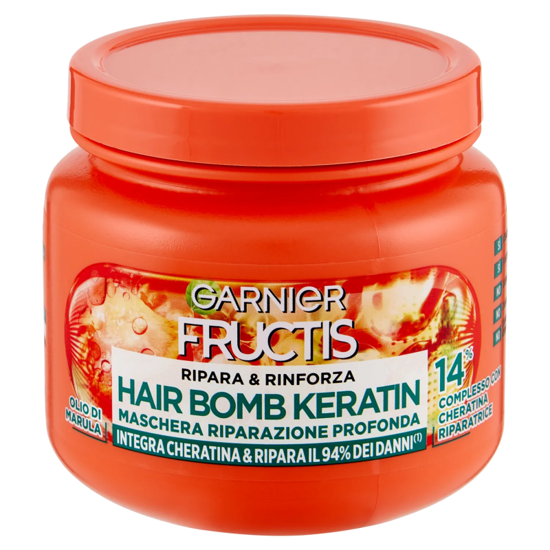 3600542602037Fructis Hair Bomb Keratin Maschera Ripara & Rinfroza 320ml