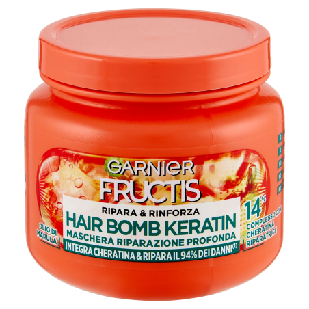 3600542602037Fructis Hair Bomb Keratin Maschera Ripara & Rinfroza 320ml