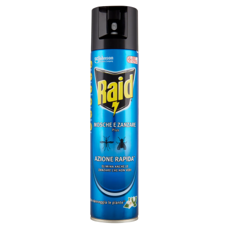 5000204342468Raid Mosche & Zanzare Spray New 400ml
