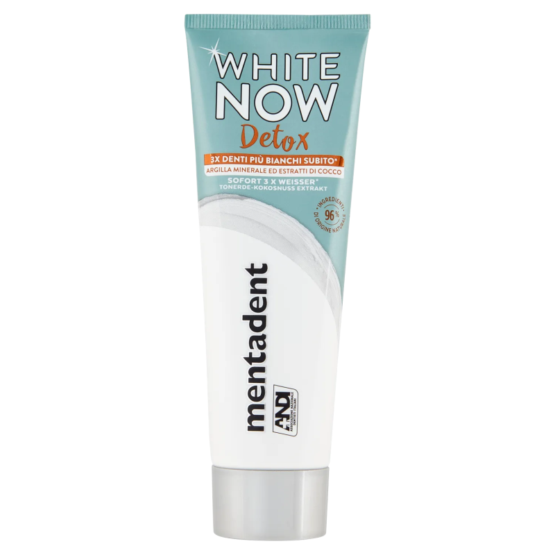 8720181318849Mentadent Dentifricio White Now Detox Cocco 75ml