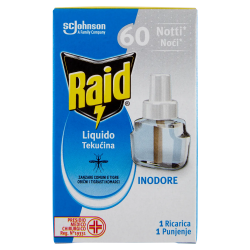 5000204161960Raid Ricarica Liquido Inodore 60 Notti 36ml