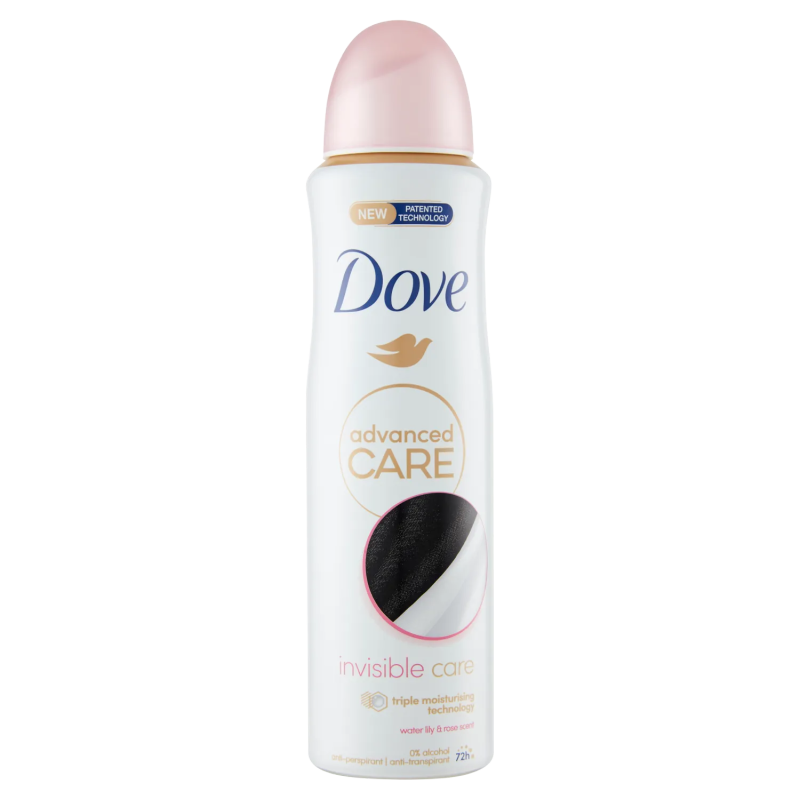 8720181291586Dove Deo Spray Invisible Care 150ml