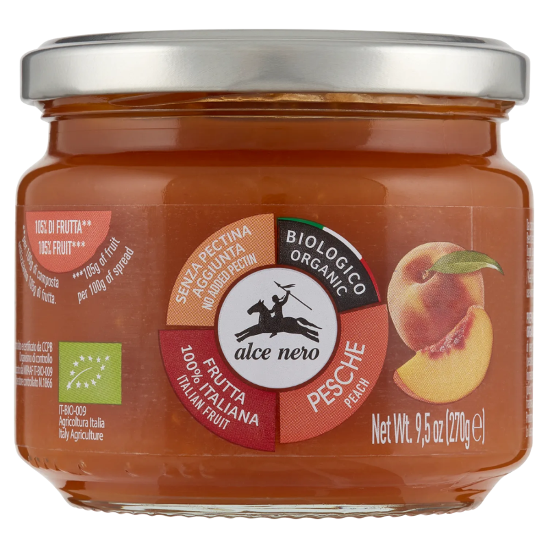 8009004500068Alce Nero Composta Pesche 270gr