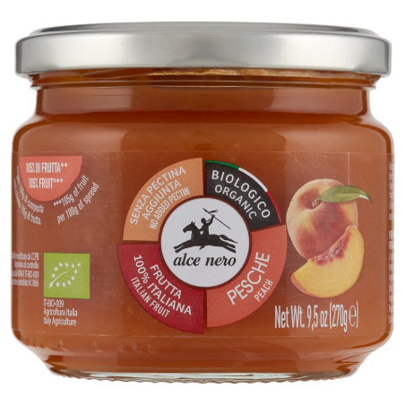 8009004500068Alce Nero Composta Pesche 270gr