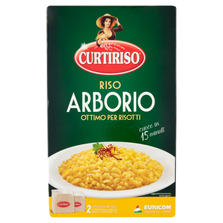 8017759011104Curtiriso Riso Arborio 2x500gr