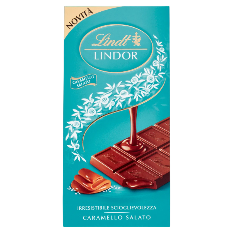 7610400096386Lindt Lindor Tavoletta Caramello Salato 100gr