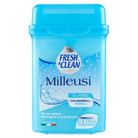 8002340012080Fresh&Clean Salviettine Milleusi New 40pz