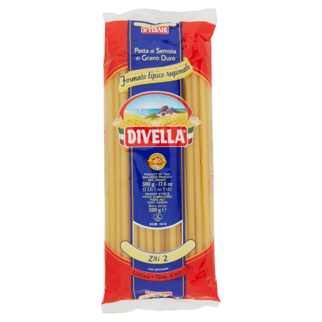 8005121000023Divella Speciali 002 Ziti 500gr