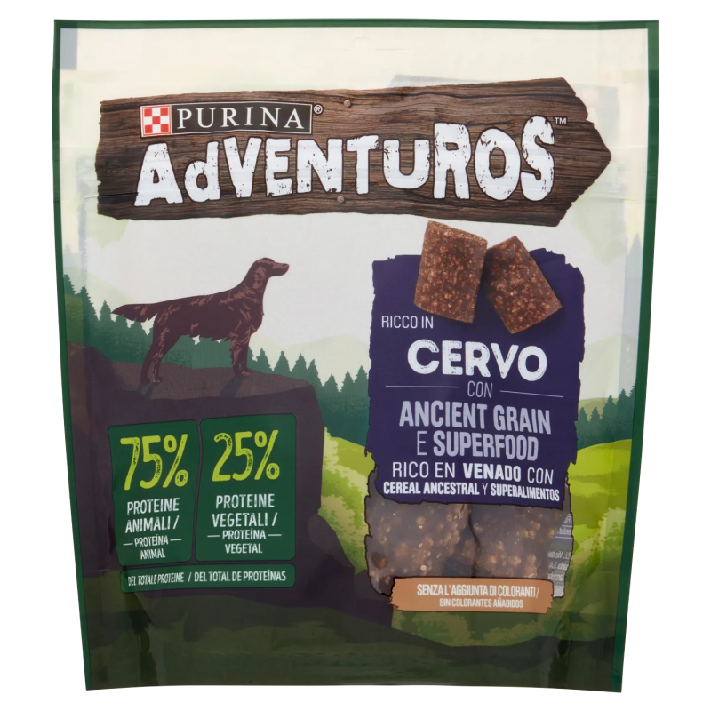 7613037797954Purina Adventuros High Meat Cane Cervo 120gr