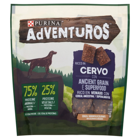 7613037797954Purina Adventuros High Meat Cane Cervo 120gr