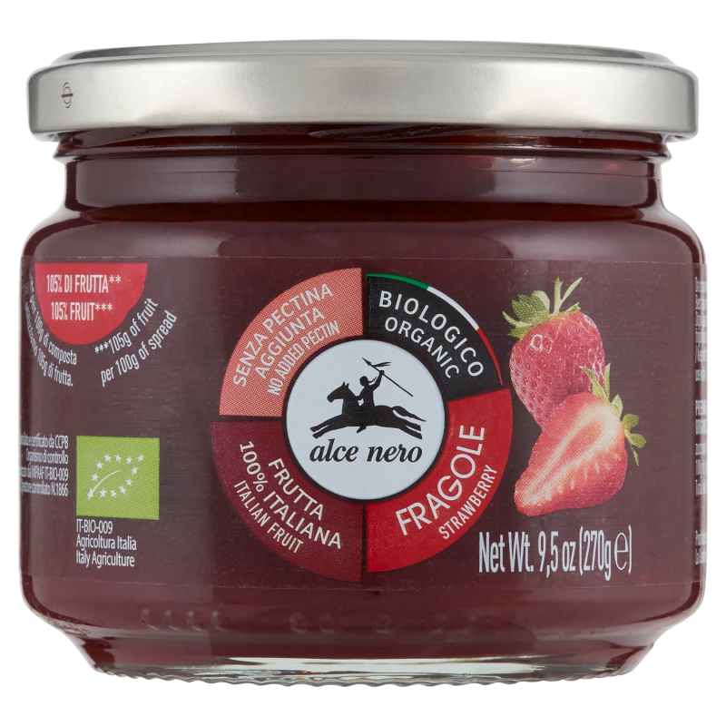 8009004500075Alce Nero Composta Fragole Bio 270gr