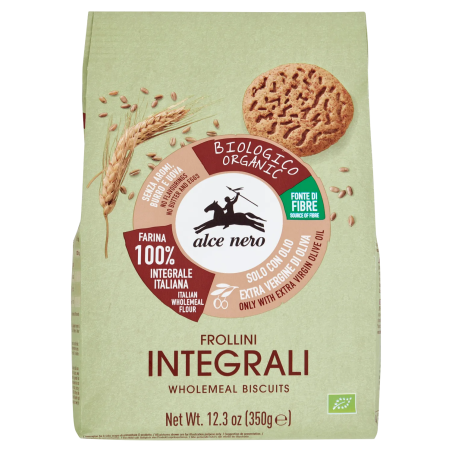 8009004800175Alce Nero Frollini Integrali Bio 350gr
