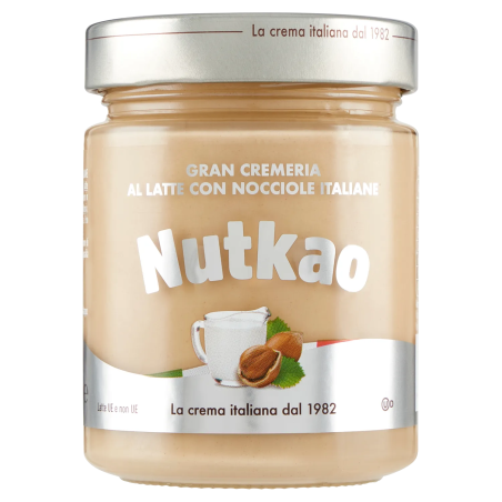 8008245004496Nutkao Crema Spalmabile Latte Con Nocciole 350gr