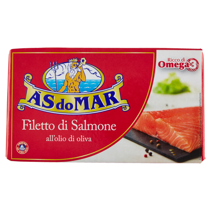 8003294538008As Do Mar Filetti Di Salmone All'Olio Di Oliva 115gr