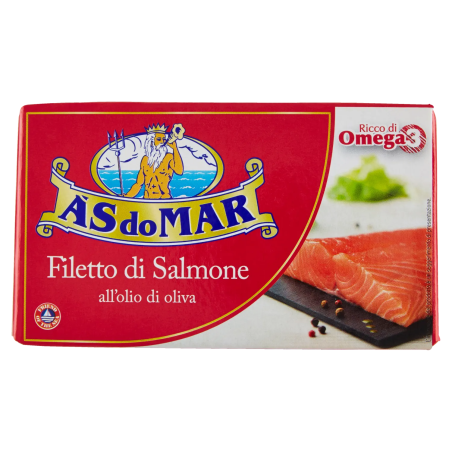8003294538008As Do Mar Filetti Di Salmone All'Olio Di Oliva 115gr