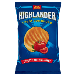 8003130142536San Carlo Patatine Highlander Gusto Pomodoro 130gr