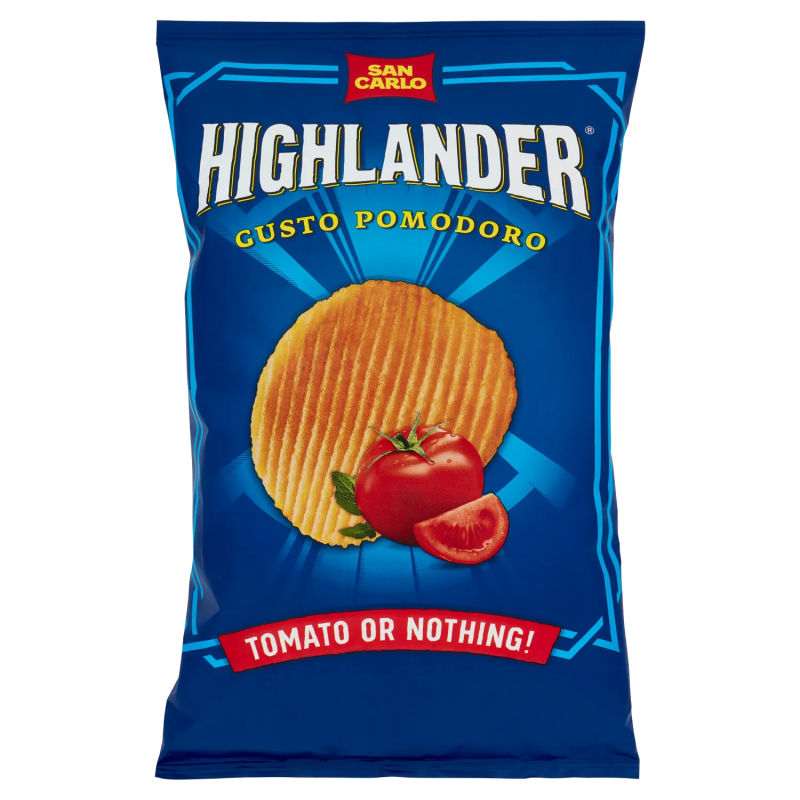 8003130142536San Carlo Patatine Highlander Gusto Pomodoro 130gr