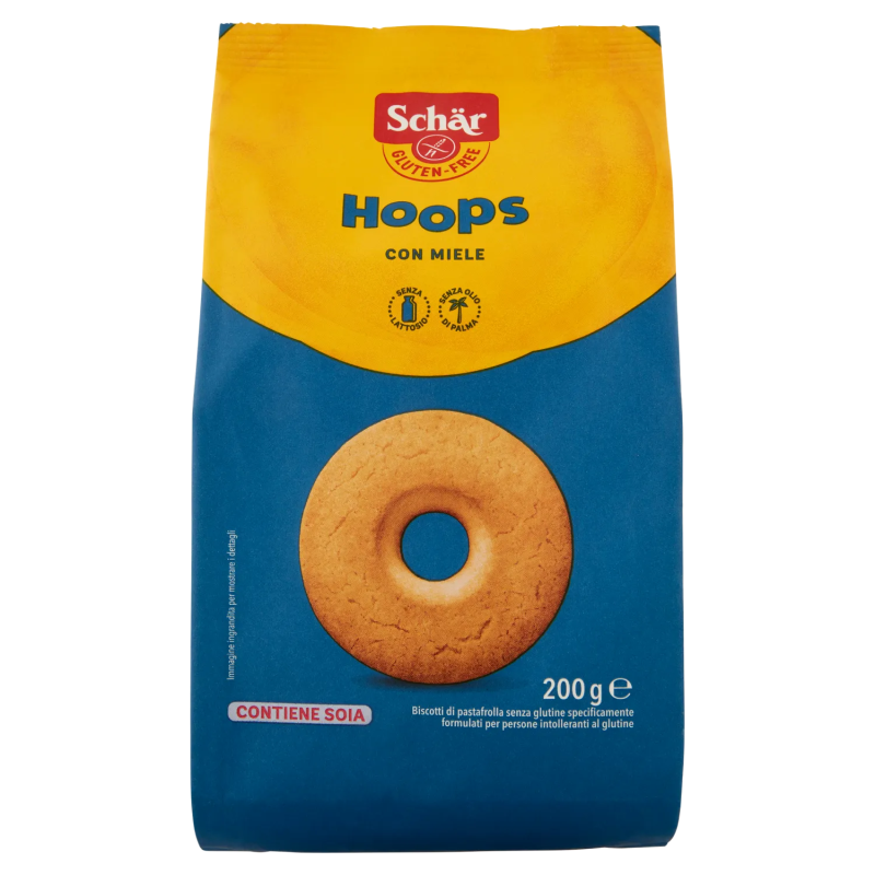 8008698045497Schar Gluten Free Frollini Hoops New 200gr