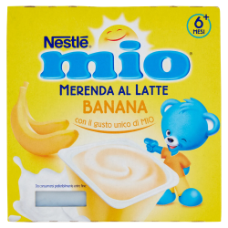 40057811Mio Merenda Latte e Banana 4x100gr