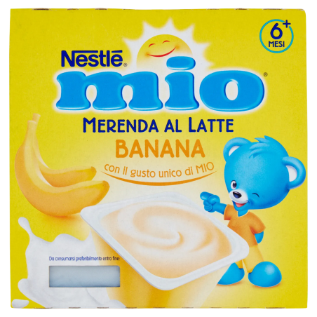 40057811Mio Merenda Latte e Banana 4x100gr