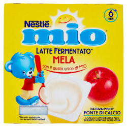 8445290179364Mio Merenda Latte Fermentato e Mela 4x100gr