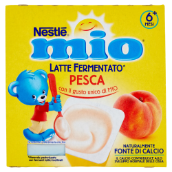 8445290179463Mio Merenda Latte Fermentato e Pesca 4x100gr