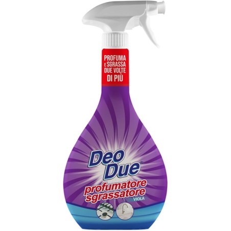 8388776980101Deo Due Sgrassatore Profumatore Viola Spray 600ml