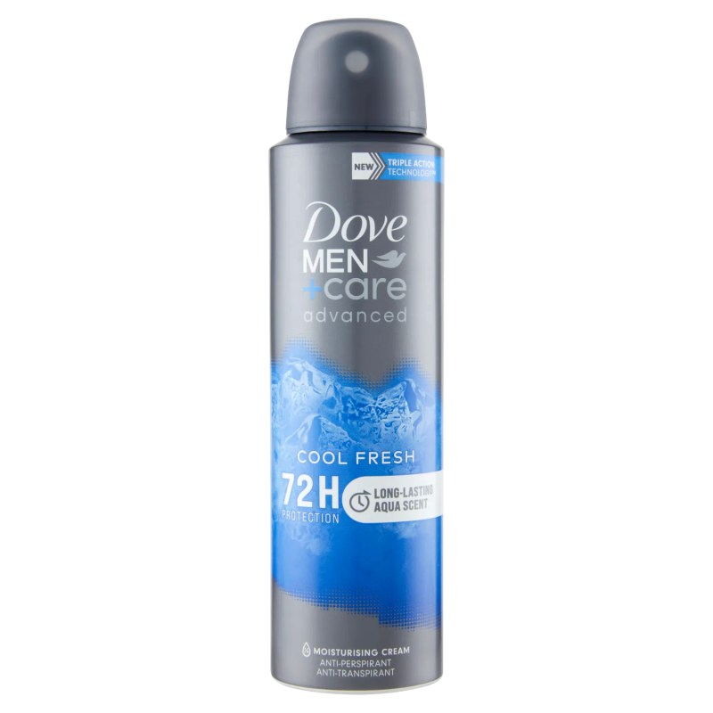8720181284892Dove Deo Spray Advanced Men Cool Fresh 150ml