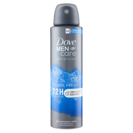 8720181284892Dove Deo Spray Advanced Men Cool Fresh 150ml
