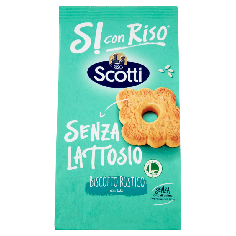 8001860189937Si Con Riso Biscotto Rustico 350gr