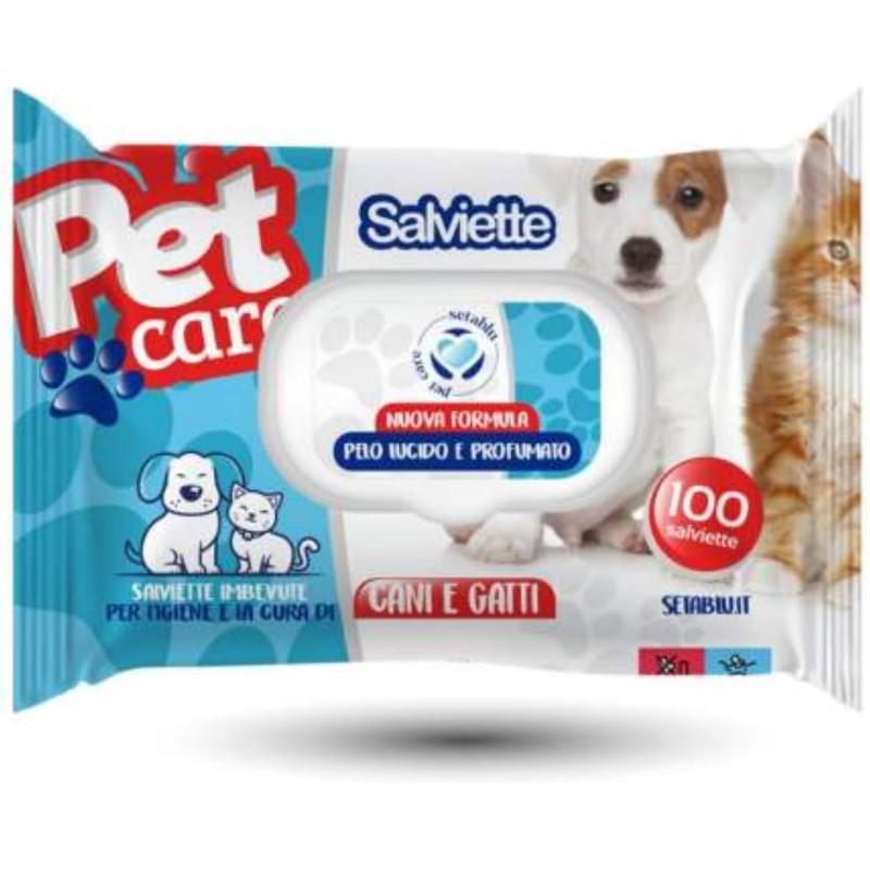 8059174598365Setablu Pet Care Salviettine Con Coperchio 100pz 8059174598365Setablu Pet Care Salviettine Con Coperchio 100pz