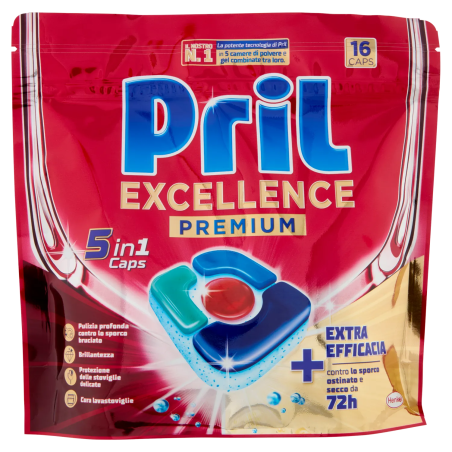 8015100578771Pril Caps 5in1 Excellence Premium 16pz