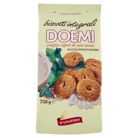 8001122001038Doemi Biscotti Integrali 750gr